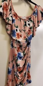 Maternity Off the the shoulder dress